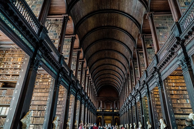la bibliothèque de Trinity College à Dublin