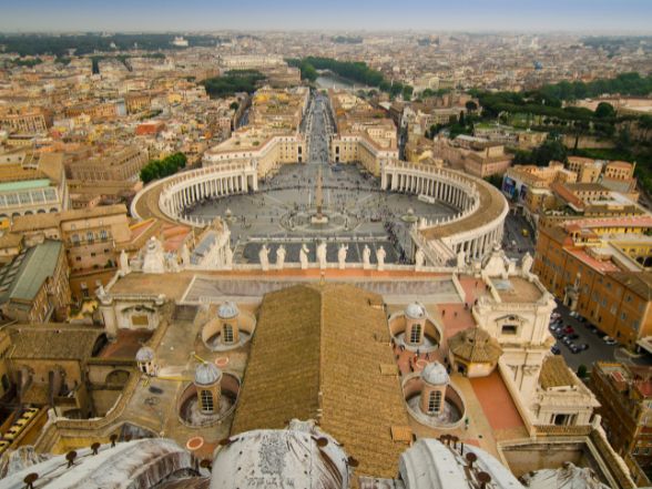 Le Vatican vu du ciel 