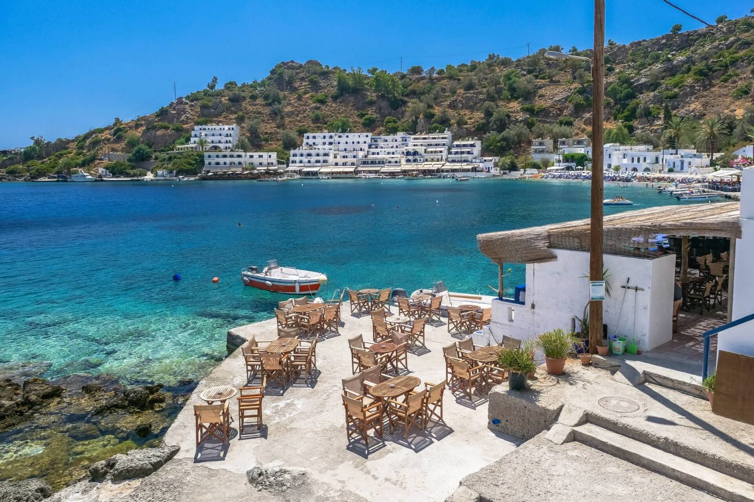 Le village de Loutro en Crète 