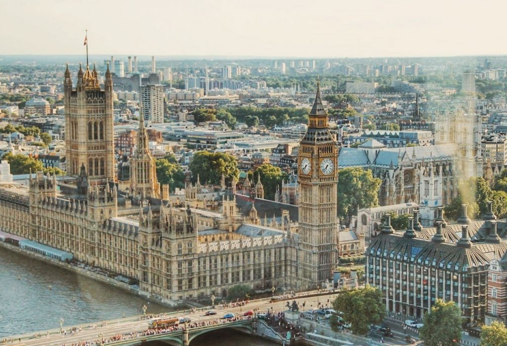 Vue sur le Big Ben de Londres