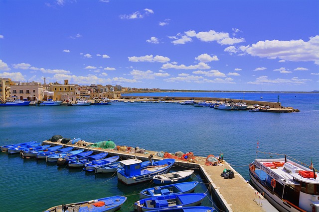 Le port de Gallipoli dans les Pouilles