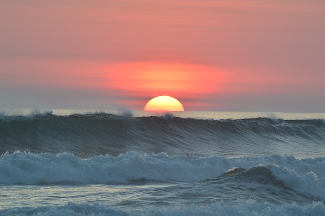 Un coucher de soleil au Costa Rica