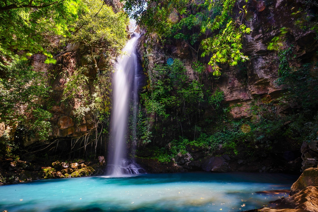 Une cascade au Costa Rica